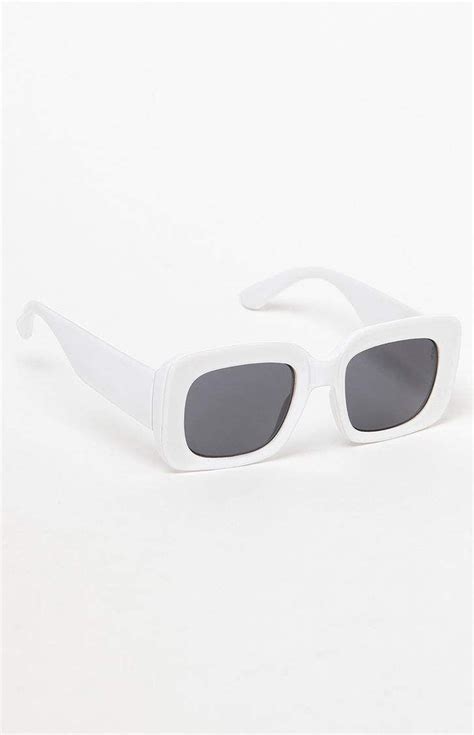 pacsun white sunglasses sunglasses square sunglasses