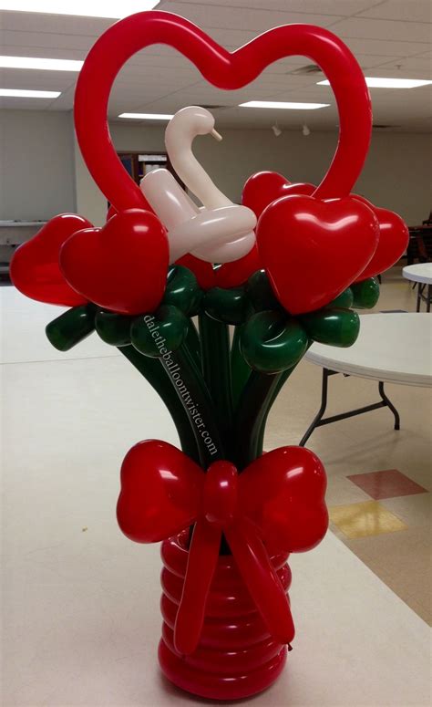 Valentine's day flowers are synonymous with february 14. Valentine's Day Balloon Arrangement - Ken Stillman design ...