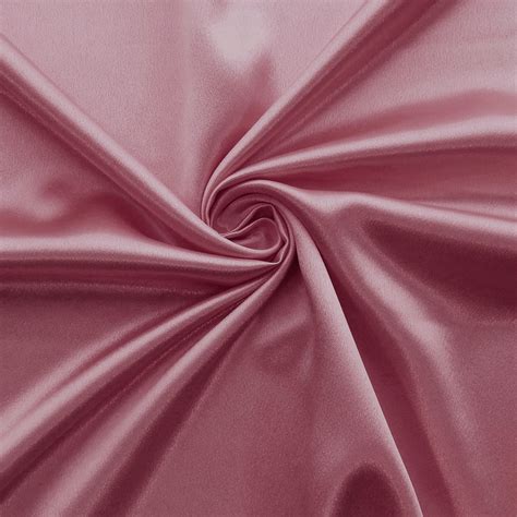 Crepe Back Satin Fabric Dusty Rose By The Yard