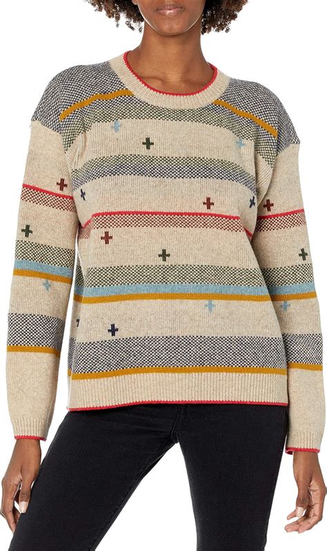 Pendleton Womens Bridger Stripe Sweater At Amazon Womens Clothing Store