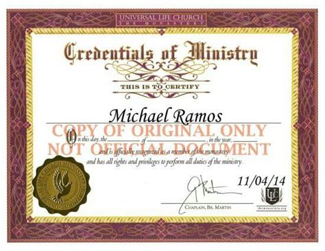 i m an ordained minister cool huh universal life church church minister