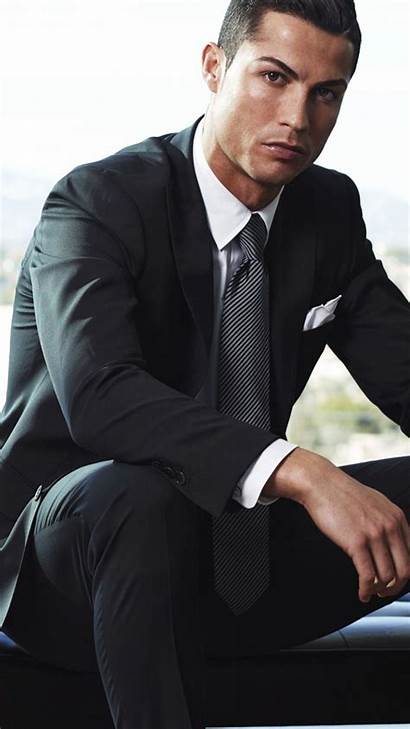 Ronaldo Cristiano Suit Tie Mobile Wallpapers 4k