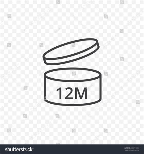 After Opening Use Icons Expiration Date Stock Vector