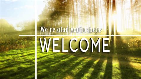 Welcome Title Background Seamless Loop Stock Video Footage - Storyblocks