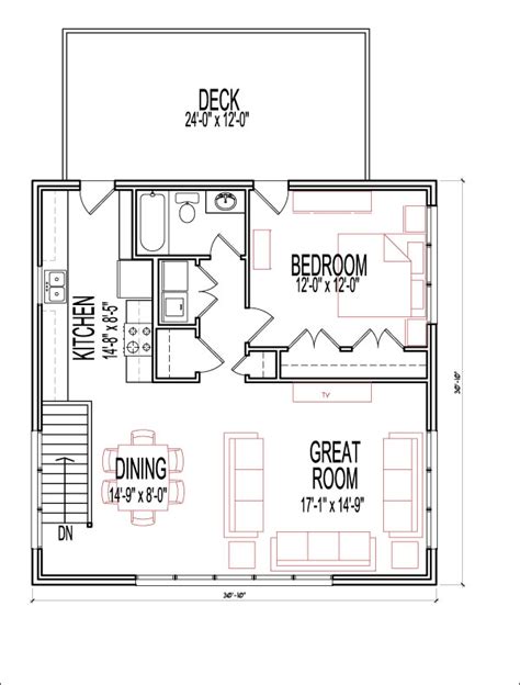 I'm so happy to share with you my one bedroom apartment tour! 1 Bedroom 2 Story 900 SF Garage Plans Apartment Prairie ...