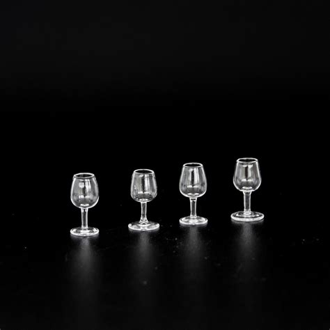 4 Miniature Wine Glasses Handmade Glassware Etsy