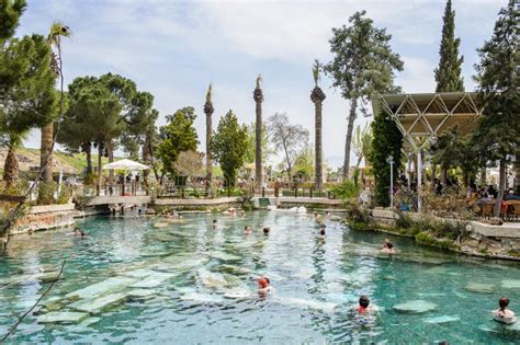 Cleopatra S Bath In Pamukkale Editorial Stock Photo Image Of