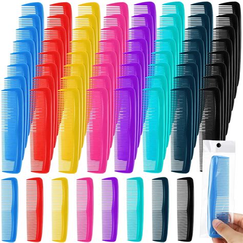 Amazon.com : 200 Pieces Hair Combs Bulk Colorful Pocket Hair Cutting