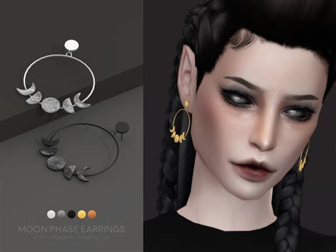 The Sims Resource Moon Phase Earrings Simblreen 2020