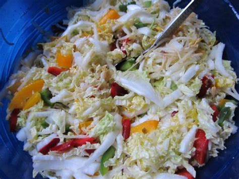Chinakohl - Salat mit Joghurt-Dressing Rezept