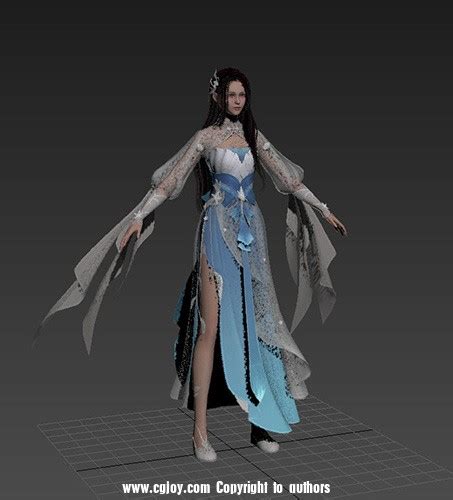 Explore tweets of h工口萝莉 @h15640963 on twitter. 天涯明月刀-圣秀明玉时装 女 - CG模型下载 - CGJOY