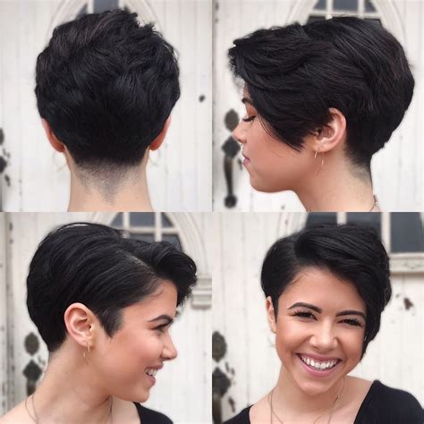 Top more than 87 thick hair long pixie cut