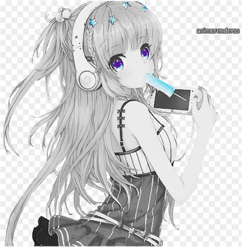 Anime Gamer Girl Gamer Cute Anime Girl Png Transparent With Clear