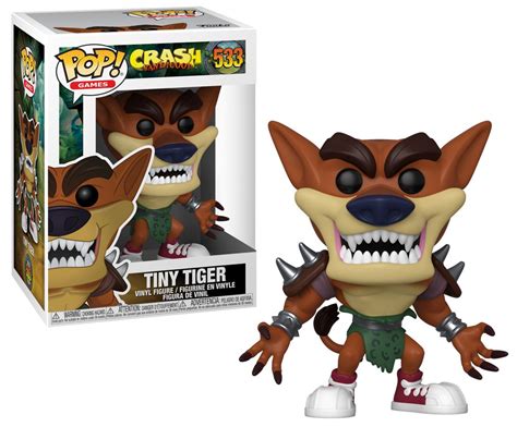 Funko Crash Bandicoot Pop Games Tiny Tiger Vinyl Figure Toywiz