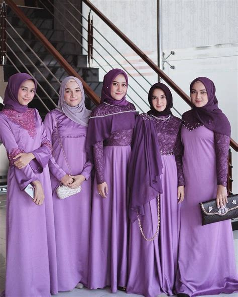 Beautiful Bridesmaid Zsalsadil Hijab Fashion Fashion Hijab Dress Party