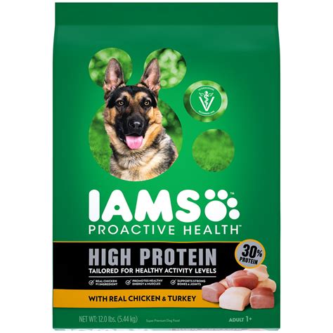 Iams Proactive Health Adult Dry Dog Food High Protein Recipe With Real
