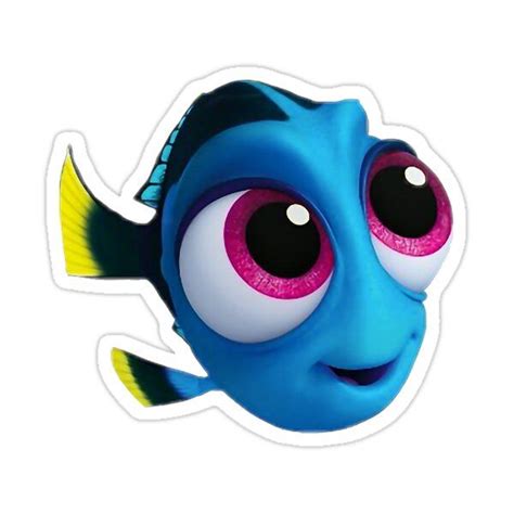 Baby Dory Sticker By Chloepopcandy In 2021 Disney Sticker Cool
