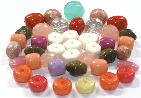 Mixed Lot Of Chunky Acrylic Beads In Assorted Colors By Beadsfromhaven