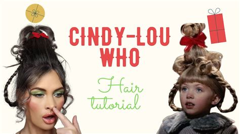 Cindy Lou Who Hair Tutorial Youtube