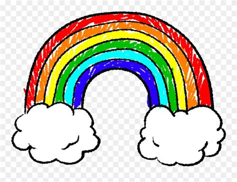Download How To Draw A Rainbow Rainbow Sketch Clipart 3988990