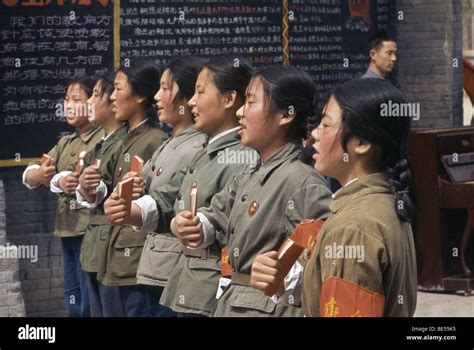 Chairman Maos Red Guards During The Cultural Revolution In China In