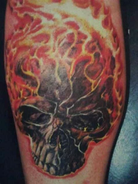 Flaming skull tattoo, but many shades of black, pink, and purple flames instead. flaming skull tattoos - Google Search | Tattoos, Skull ...