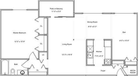 Calculate Square Footage From Floor Plan Floorplans Click
