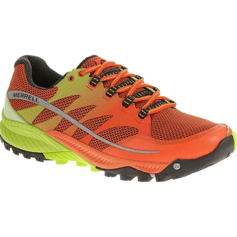 Merrell Mens All Out Charge Trail Running Shoes Spicy Orangelime