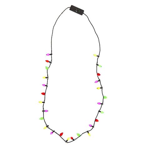 Mini Christmas Lights Light Up Necklace Claires Us