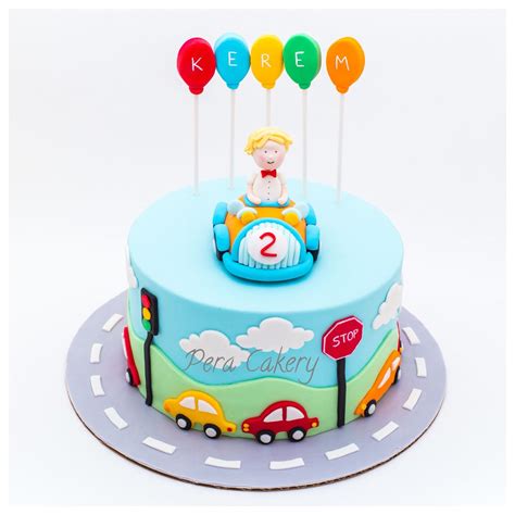 It's an exciting and sometimes challenging time as he exerts his new found. Car cake for a 2 year old boy | Pera Cakery Cakes | Pinterest
