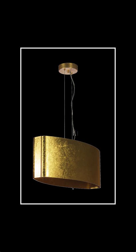 Padana Lampadari Lampada a sospensione IRENE 252-Foglia Oro