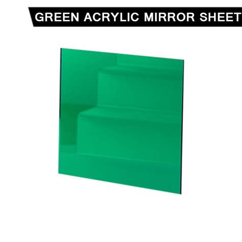 3mm Green Mirror Acrylic Sheet Cut To Size Fast Uk Delivery