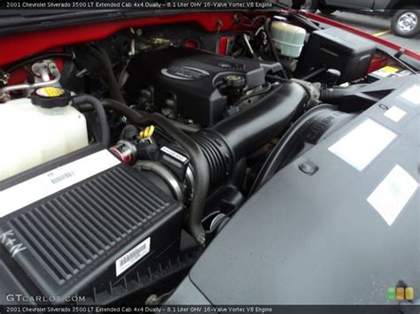 This 8.1l engine will only work in 8.1l applications. 8.1 Liter OHV 16-Valve Vortec V8 Engine for the 2001 ...