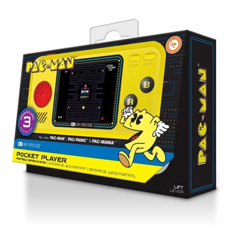 My Arcade Pac Man Pocket Player Portable 3 Games Pac Man Pac Mania