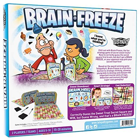 Brain Freeze From Mighty Fun Award Winning Board Game For Kids And