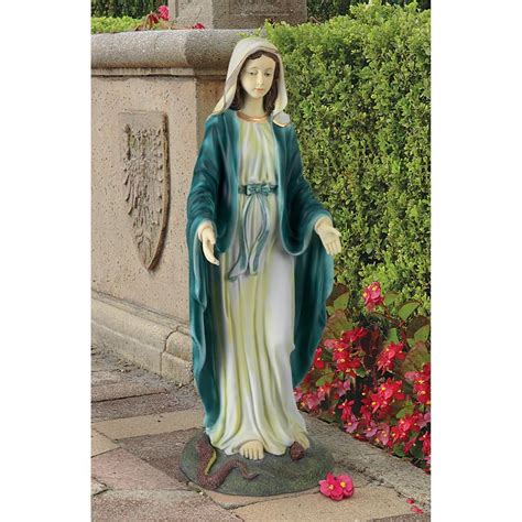 Design Toscano Virgin Mary The Blessed Mother Garden Statue