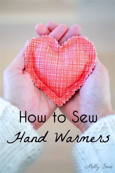 Diy Pocket Handwarmers Easy Sewing Tutorial Easy Sewing Diy Hand