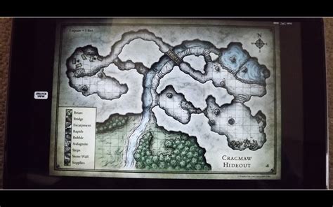 Cragmaw Hideout Parted For Printing Adams Printable Map