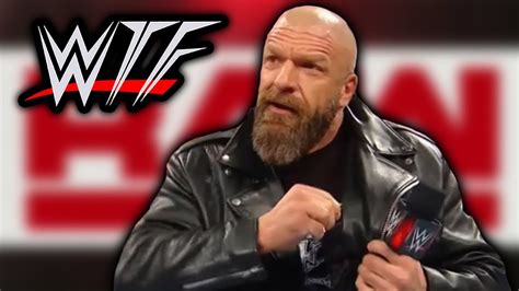 Wwe Raw Wtf Moments 25 March Triple H Puts Career On The Line At