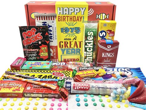 Vintage Candy 60th Birthday Retro Candy T Box 1961 Decade Nostalgic