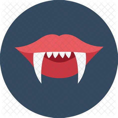 Demon Mouth Icon Download In Rounded Style