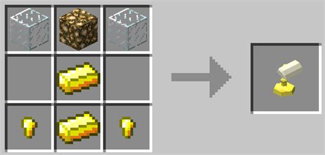 The minecraft crafting guide shows how to craft a redstone lamp from 4 × redstone and 1 × glowstone. Fancy Lamp | BiblioCraft