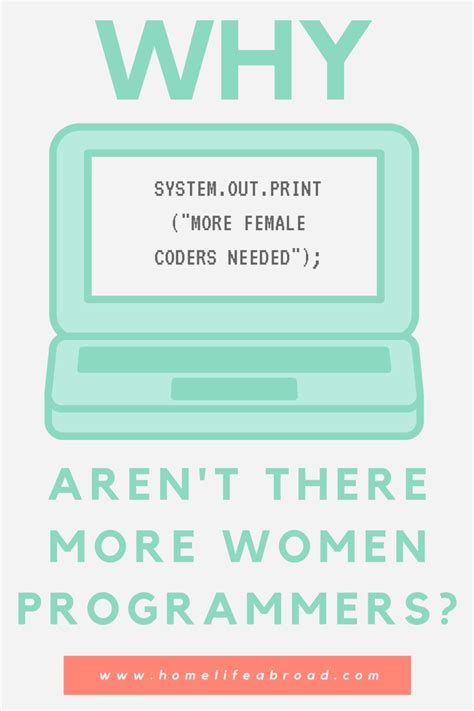 Why Arent There More Women Programmers Home Life Abroad