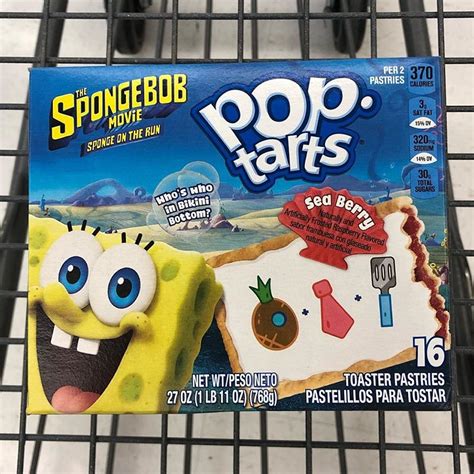 These New Spongebob Squarepants Pop Tarts Are Filled With Sea Berry Flavor