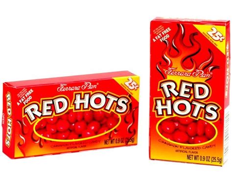 buy red hots cinnamon flavored candy wholesale 24 per box the wholesale candy shop