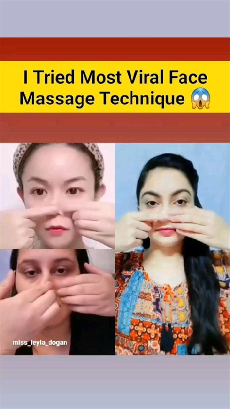 Most Viral 😱 Face Massage Technique 😱 Face Massage Techniques Face Yoga Facial Exercises