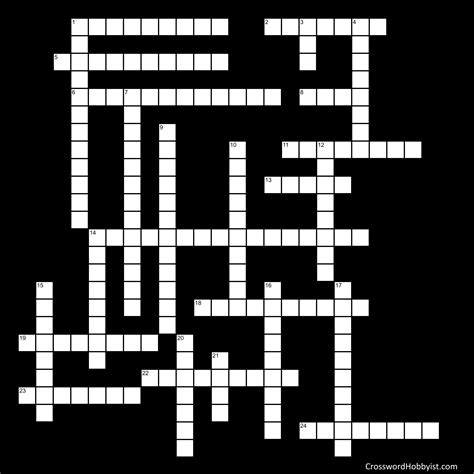 Celebrated heads of state and especially great communicators were this. Musical Theater Crossword Puzzle - Crossword Puzzle