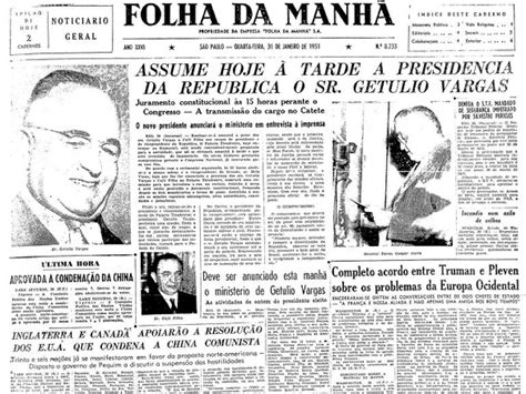 Folha de s.paulo, also known as folha de são paulo, or simply folha, is a brazilian daily newspaper founded in 1921 under the name folha da noite and published in são paulo by the folha da manhã company. Acervo - Folha de São Paulo