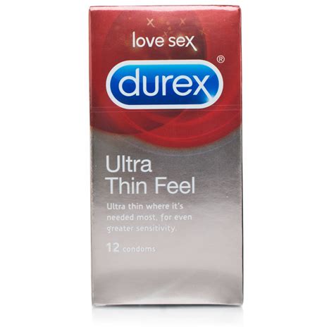 durex ultra thin feel condoms 12 pack chemist direct