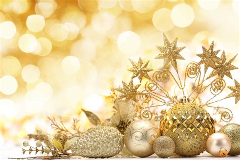 Golden Christmas Wallpapers Wallpaper Cave